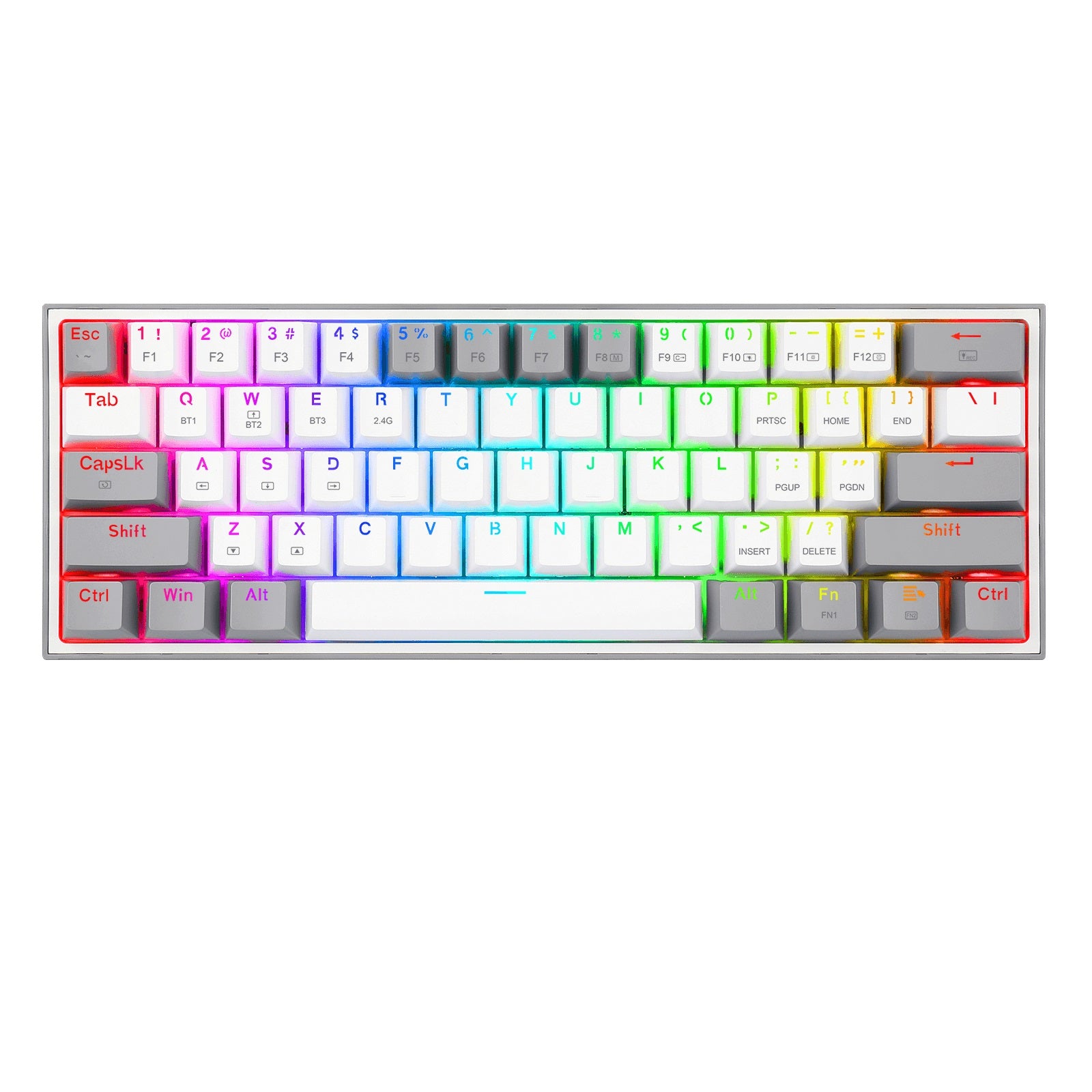 Teclado Mecánico Redragon Fizz Pro - Switches Mecánicos, Diseño Compacto