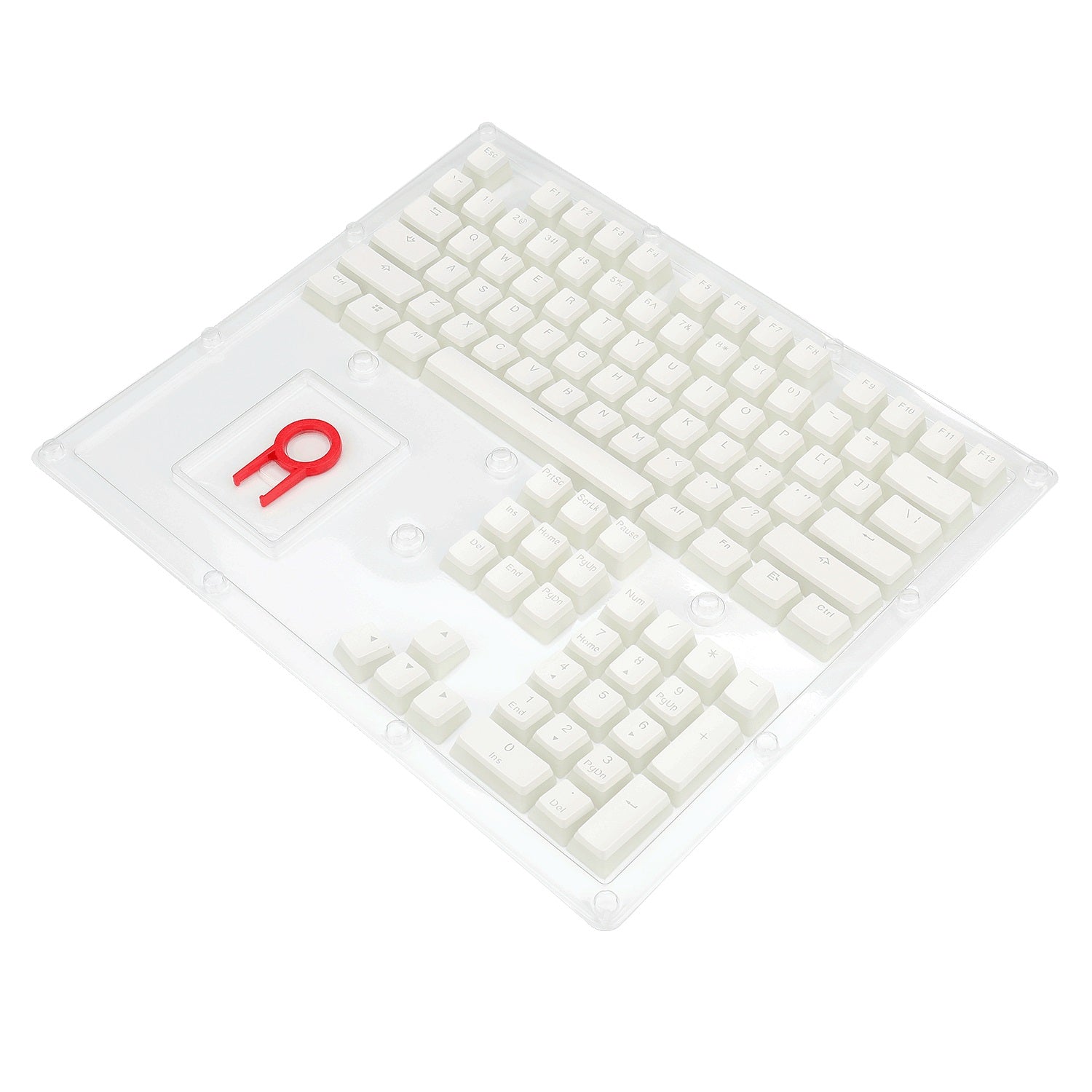 Keycaps Redragon Sacarab White - Blanco para Teclado Gaming