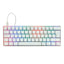 Teclado Mecánico Game Factor KBG560-WH 60% - RGB, Switches Rojos, Teclas Intercambiables