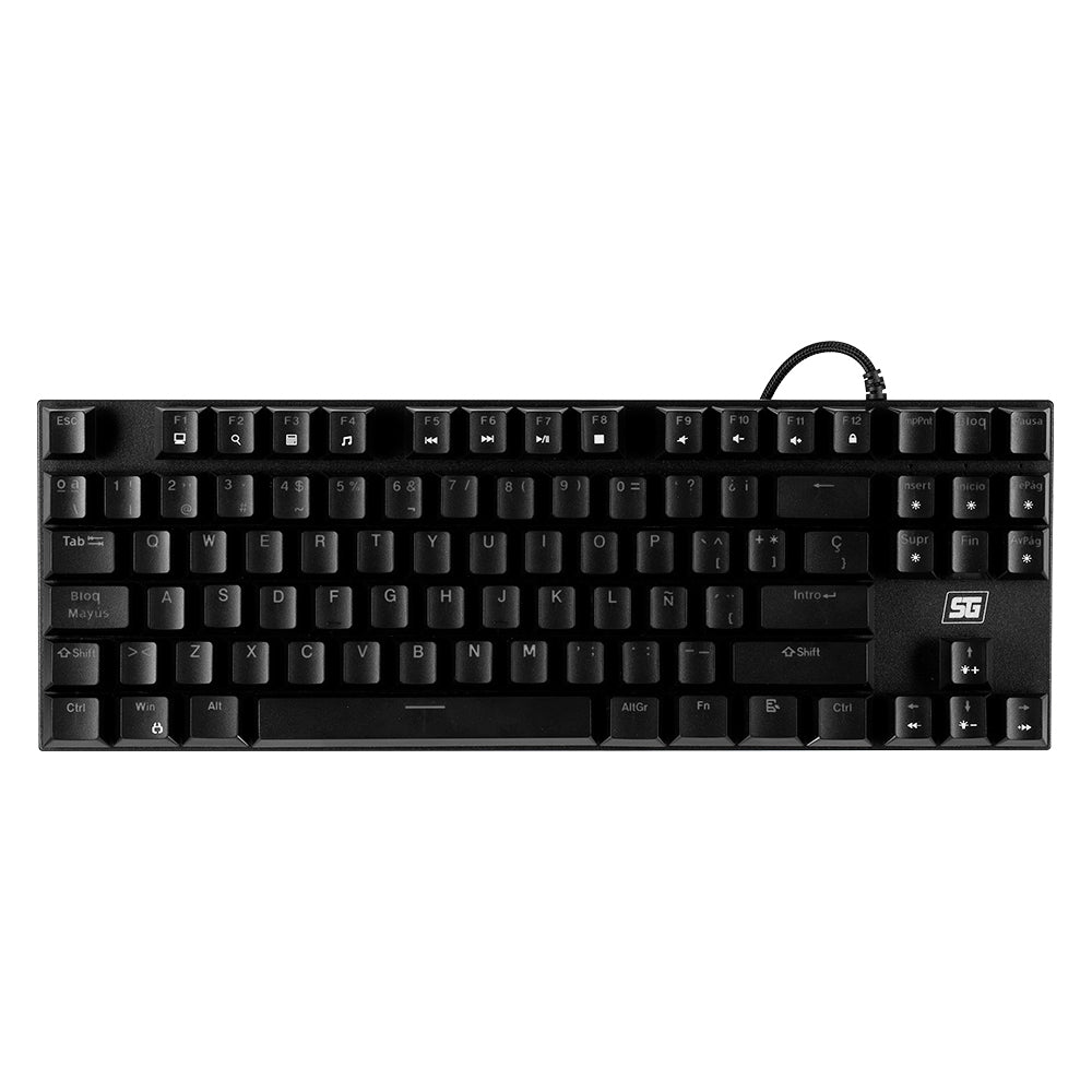 Teclado Vorago KB-600 TKL Mecánico RGB Rainbow - Gaming Negro
