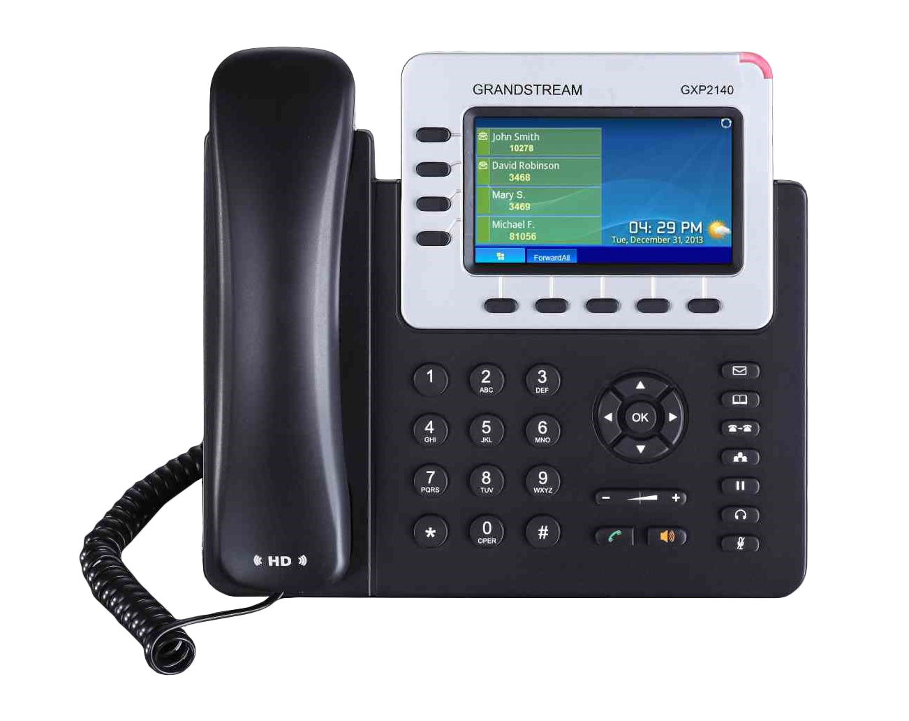 Teléfono IP Grandstream GXP2140 - 4 Líneas, Conferencia 5 Vías, PoE Gigabit Imagen principal del producto