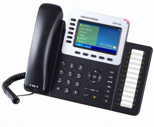 Teléfono IP Grandstream GXP2160 - 6 líneas SIP, Gigabit PoE y Conferencia Imagen principal del producto