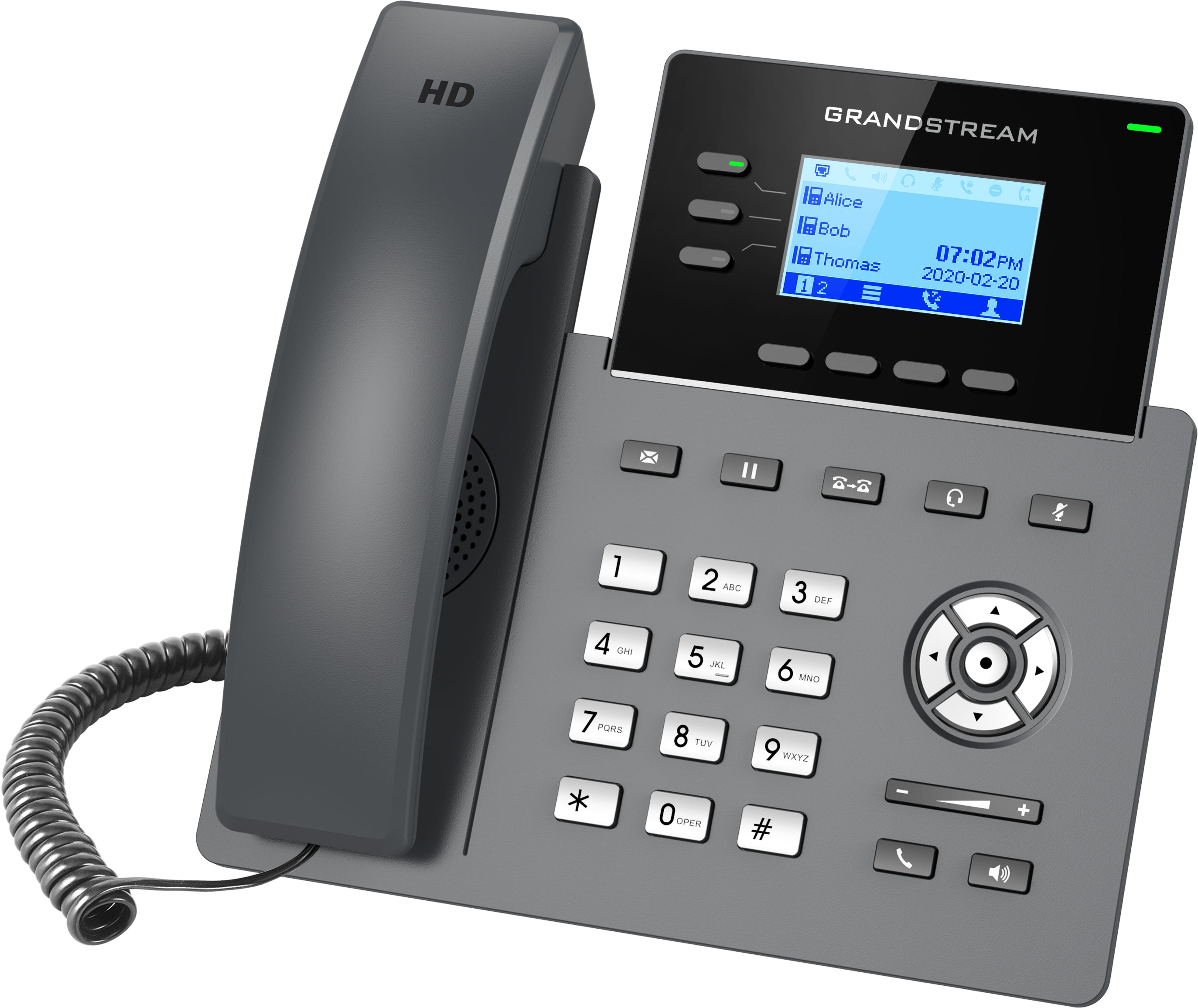 Teléfono IP Grandstream GRP2603 - 3 Líneas, 6 Cuentas SIP, Conferencia 5 Vías Imagen principal del producto