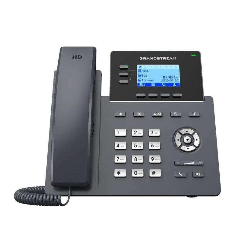 Teléfono IP Grandstream GRP2603P - 6 Líneas, 3 Cuentas SIP, Pantalla LCD Imagen principal del producto
