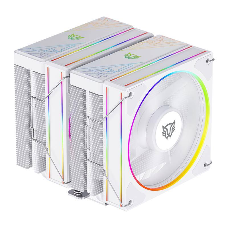Enfriador de Aire Balam Rush HEX70 - Doble Disipador, Iluminación ARGB