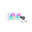 Enfriamiento Líquido DeepCool LT240 ARGB - 2x120mm, 600-2400 RPM Blanco