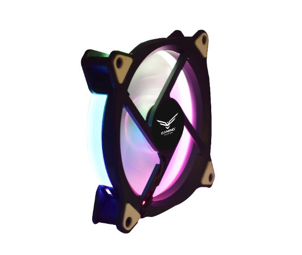 Ventilador Naceb Gaming NA-0922 12cm - RGB Multicolor, Silencioso 23.4 dB