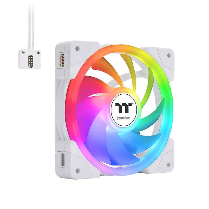 Ventilador Thermaltake SWAFAN EX12 ARGB Sync Blanco - Pack 3 Unidades, Aspas Intercambiables Imagen principal del producto