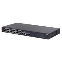 Switch PoE Dahua CS4226-24ET-240 - 24 Puertos PoE 10/100, 2 Uplink Gigabit Imagen principal del producto