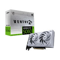 Tarjeta de Video MSI GeForce RTX 5060 8GB Ventus 2X OC White - PCIe 5.0, 8GB GDDR7