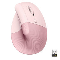 Mouse Logitech Lift Vertical Ergonómico - Inalámbrico Bluetooth, Óptico, Rosa Imagen principal del producto