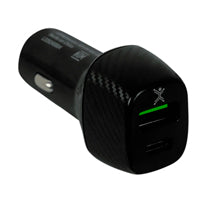 Adaptador de Corriente para Auto USB Tipo C Perfect Choice PC-240884 - 38W Dual Imagen principal del producto