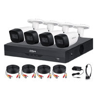 Kit DVR Dahua 4 Canales 5MP con Reconocimiento de Rostros H.265 Imagen principal del producto