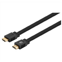 Cable HDMI Manhattan 355643 Plano Alta Velocidad - 4K@60Hz, Ethernet, Doble Blindaje Imagen principal del producto