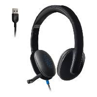 Diadema Logitech H540 Negro - Micrófono Bidireccional, USB, PC/Juegos