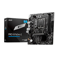 Tarjeta Madre MSI PRO B760M-E Socket 1700 - DDR5, PCIe 4.0, ATX Imagen principal del producto