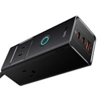 Cargador de Escritorio Baseus PSLA030101 - 6 Puertos 30W con Cable 1.5m