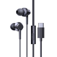 Audífonos Alambricos Baseus CZ11 Tipo C - Audio Estéreo, Micrófono Integrado, Negro