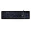 Teclado Perfect Choice PC-201304 Alámbrico Slim - Backlight, USB, 104 Teclas