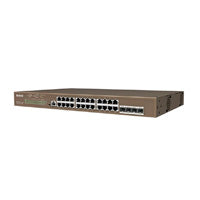 Switch Tenda G5328P-24-410W Capa 3 - 24 Puertos POE 410W y 4 SFP Gigabit Imagen principal del producto