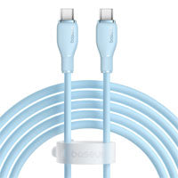 Cable USB Tipo C a Tipo C Baseus 1.2m 100W 5A - Carga Rápida Azul Imagen principal del producto