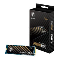 SSD MSI SPATIUM M450 500GB M.2 NVMe PCIe Gen4 - 3600 MB/s