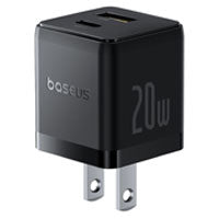 Cargador de Pared Baseus P10111609113-00 - 2 Puertos, 20W, USB-C y USB-A Imagen principal del producto