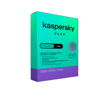 Kaspersky Plus 10 Dispositivos 1 Año - Antivirus Protección Completa Física