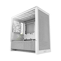 Gabinete NZXT H3 Flow Blanco Mini Torre - Vidrio Templado, Micro-ATX