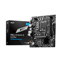 Tarjeta Madre MSI PRO B760M-E DDR4 - Socket 1700, PCIe 4.0, HDMI Imagen principal del producto