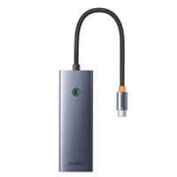 Hub USB Tipo C Baseus Flite Series 7 Puertos - HDMI 4K, USB 3.0, PD