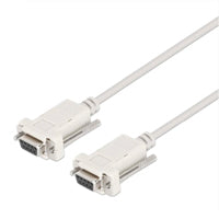 Cable Módem Nulo Cruzado Manhattan 317375 DB9H - 2 Metros, Blindado