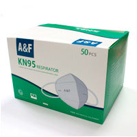 Cubrebocas KN95 Blanco - 50 Piezas, 5 Paquetes de 10 Piezas C/U