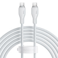 Cable Baseus USB-C a USB-C 100W 5A 2 metros - Carga Rápida Blanco Imagen principal del producto