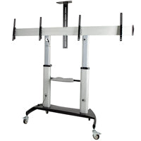 Carrito para dos TV 37-60 Pulgadas StarTech - Soporte móvil con ruedas y estantes Imagen principal del producto