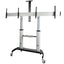 Carrito para dos TV 37-60 Pulgadas StarTech - Soporte móvil con ruedas y estantes
