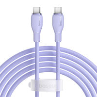 Cable USB Tipo C Baseus 5A 100W 1.2M - Carga Rápida Morado