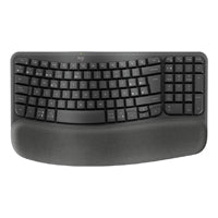 Teclado Logitech Wave Keys Ergonómico Inalámbrico Easy-Switch Español Grafito Imagen principal del producto