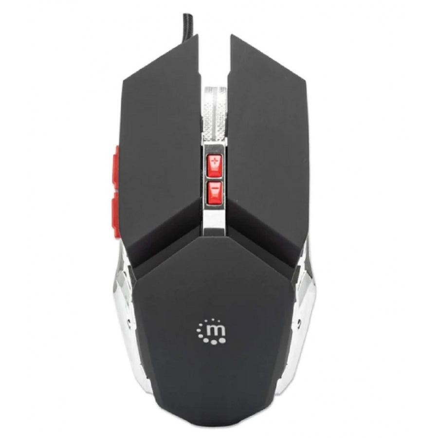 Mouse Manhattan 179348 Gaming Óptico 7 Botones - 3200 DPI LED