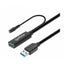 Cable USB Extensión Activa Manhattan 153768 - 15M, USB 3.2, Repetidor