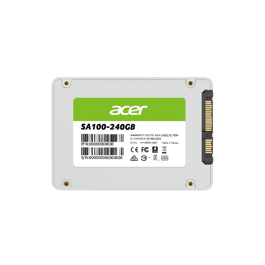 SSD Acer SA100 240GB 2.5" SATA III - 560MB/s Lectura, 7mm Imagen secundaria del producto
