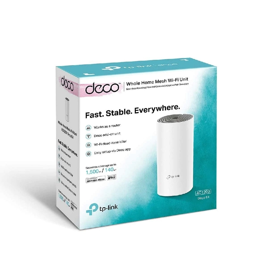 Router TP-Link Deco E4 WiFi Mesh Dual Band - Modo AP/Router, 867 Mbps Imagen secundaria del producto
