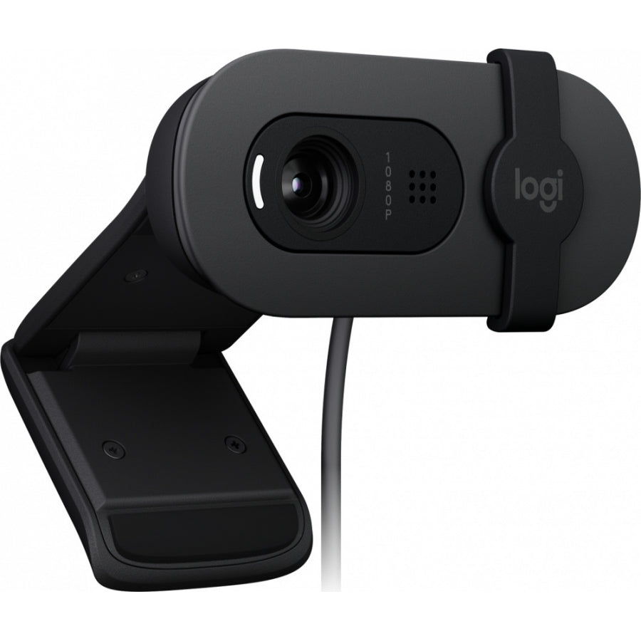 Webcam Logitech Brio 100 1080p Full HD - Micrófono USB, RightLight 2, Grafito Imagen secundaria del producto