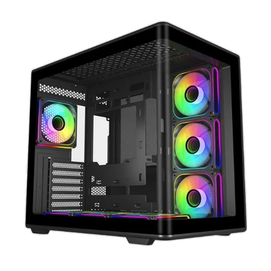 Gabinete Cooler Master Elite 600 - ARGB, Vidrio Templado, Soporta ATX