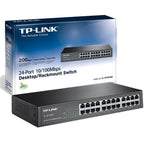 Switch TP-Link TL-SF1024D 24 Puertos 10/100 Mbps - Montable en Rack
