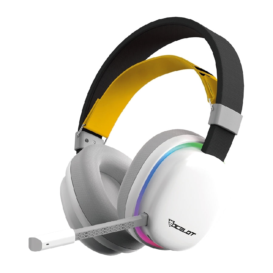 Audífonos Inalámbricos Ocelot Gaming Phantom H1 - RGB, Bluetooth, Micrófono Cancelador