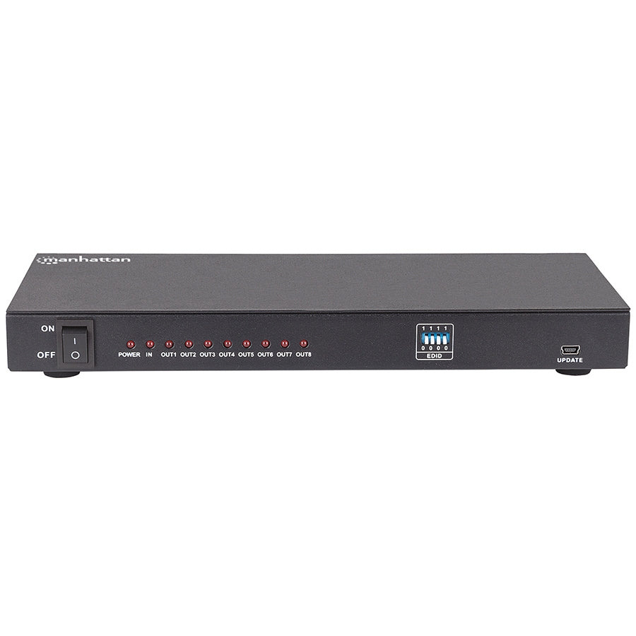 Video Splitter HDMI 4K Manhattan 8 Puertos - Negro, 4K@30Hz, Chasis Metálico Imagen secundaria del producto