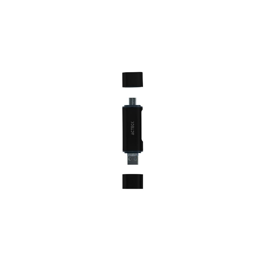 Lector de Memoria Dual ACTECK AC-934824 - USB-A, USB-C, microSD/TF Imagen secundaria del producto