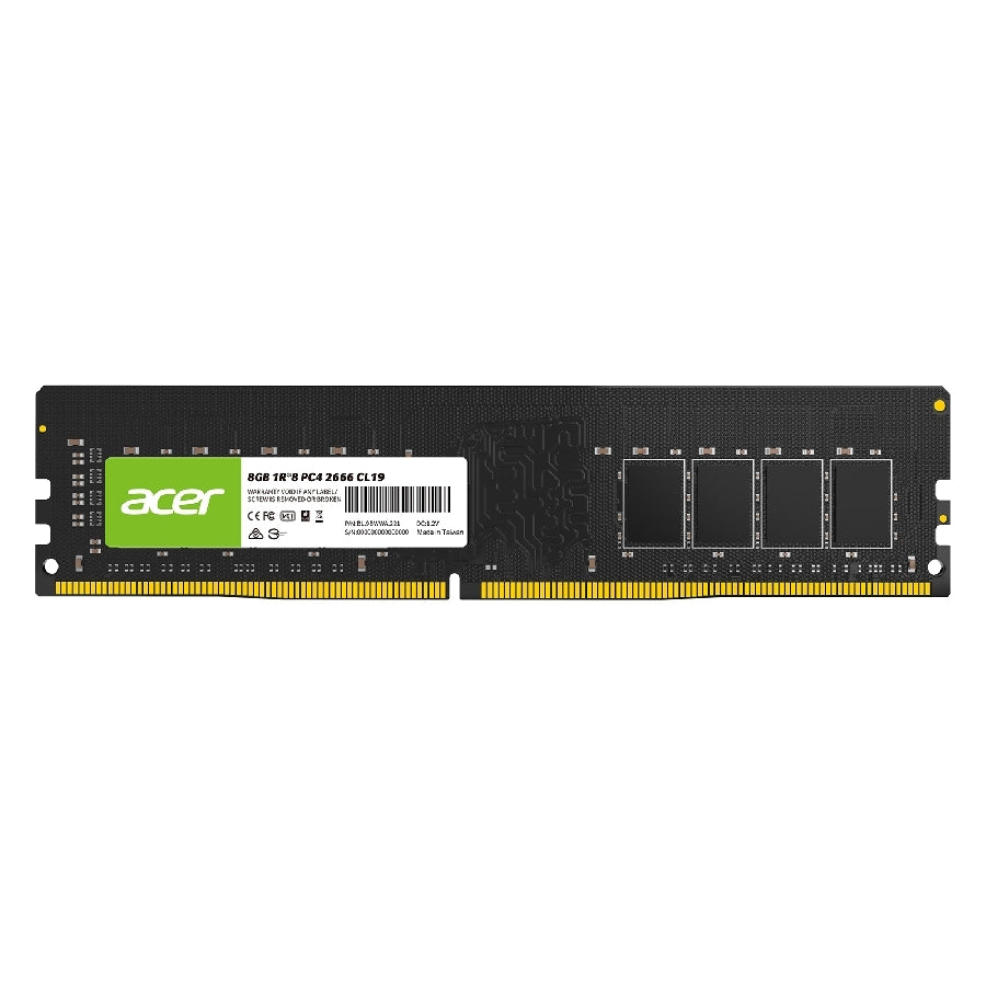 Memoria RAM Acer UD100 8GB DDR4 2666MHz - Rendimiento Confiable para tu PC Imagen principal del producto