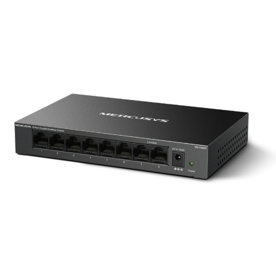 Switch Mercusys MS108GS 8 Puertos Gigabit - Montaje Escritorio o Pared Imagen principal del producto